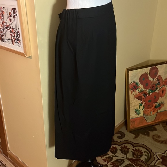 Vtg LILLY TAYLOR NY PARIS Size 22 Blazer Skirt Suit Wool Black Lined Timeless - Picture 7 of 16